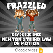 Newton’s Third Law of Motion FRAZZLED Science Game - No Prep Grade 7 Review