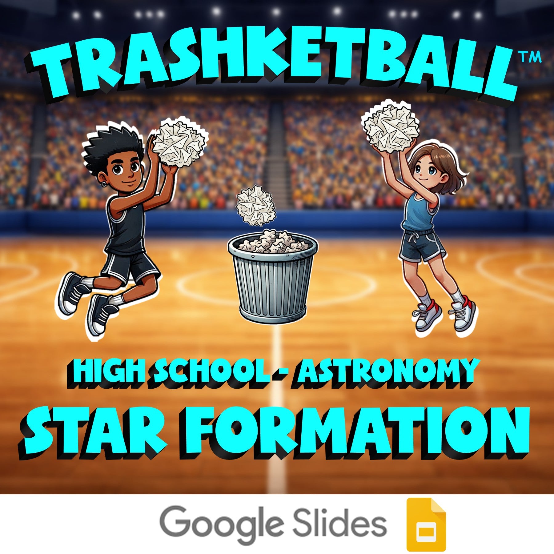 Star Formation TRASHKETBALL Science Game - No Prep Astronomy Review Activity