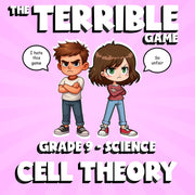 Cell Theory THE TERRIBLE GAME - No Prep Grade 9 Science Review Activity