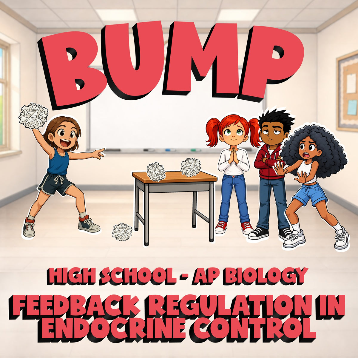 Feedback Regulation in Endocrine Control BUMP Science Game - No Prep AP Biology