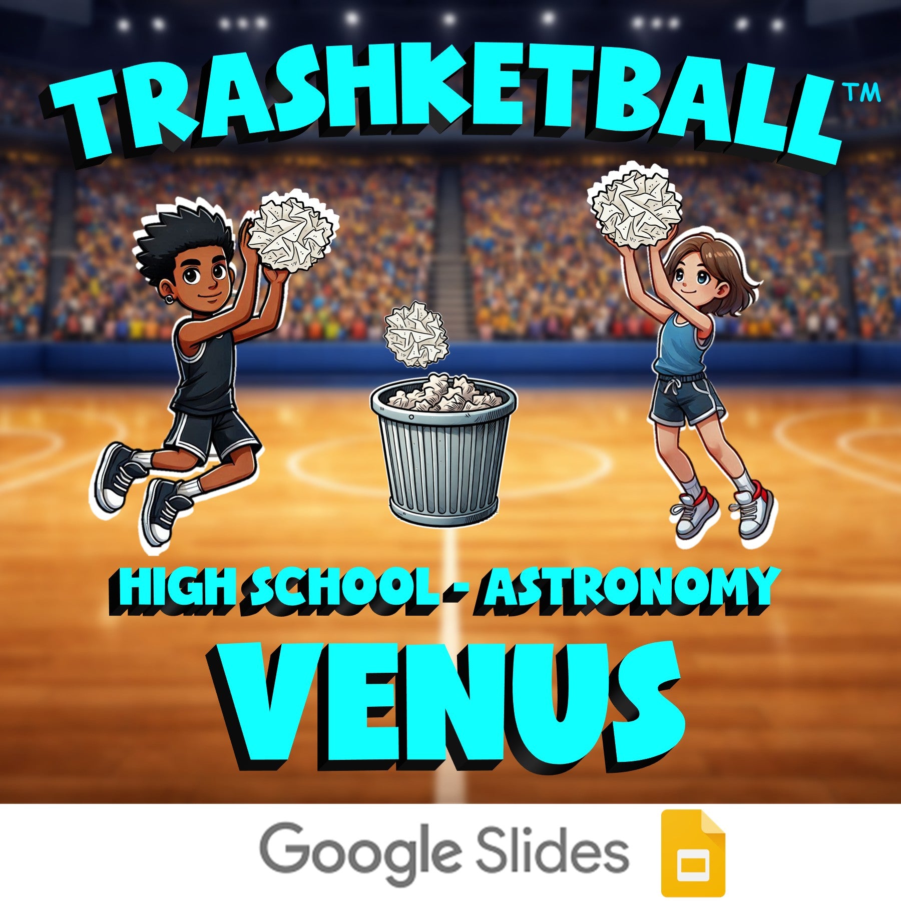 Venus TRASHKETBALL Science Game - No Prep Astronomy Review Activity
