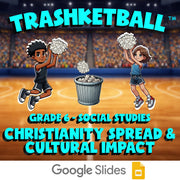 Christianity Spread & Cultural Impact TRASHKETBALL Socials Game - Grade 6
