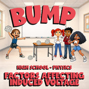 Factors Affecting Induced Voltage BUMP Science Game - No Prep Physics Review