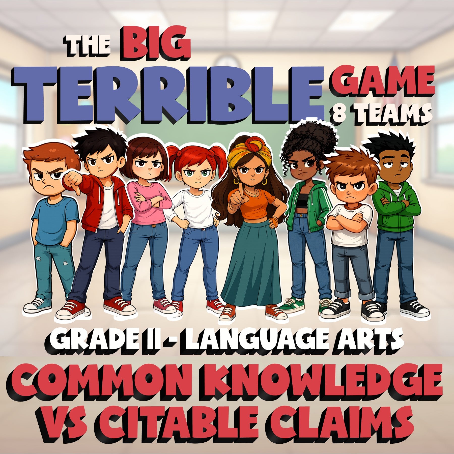 Common Knowledge vs Citable Claims BIG TERRIBLE GAME - Grade 11 ELA Review