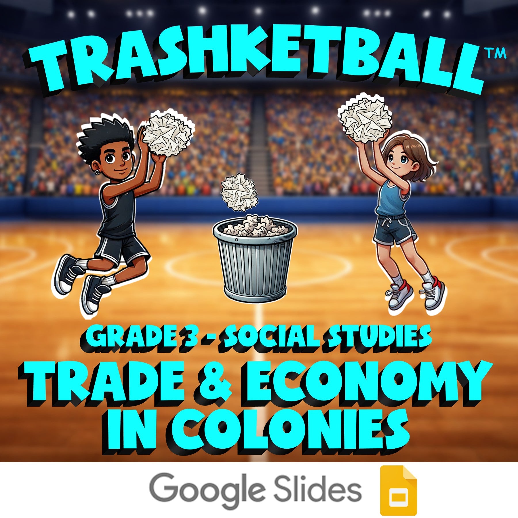 Trade & Economy in Colonies TRASHKETBALL Socials Game - No Prep Grade 3 Review