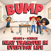 Heat Transfer in Everyday Life BUMP Science Game - No Prep Grade 6 Review