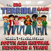 South Asia Natural Resources & Trade BIG TERRIBLE GAME - Grade 7 Socials Review