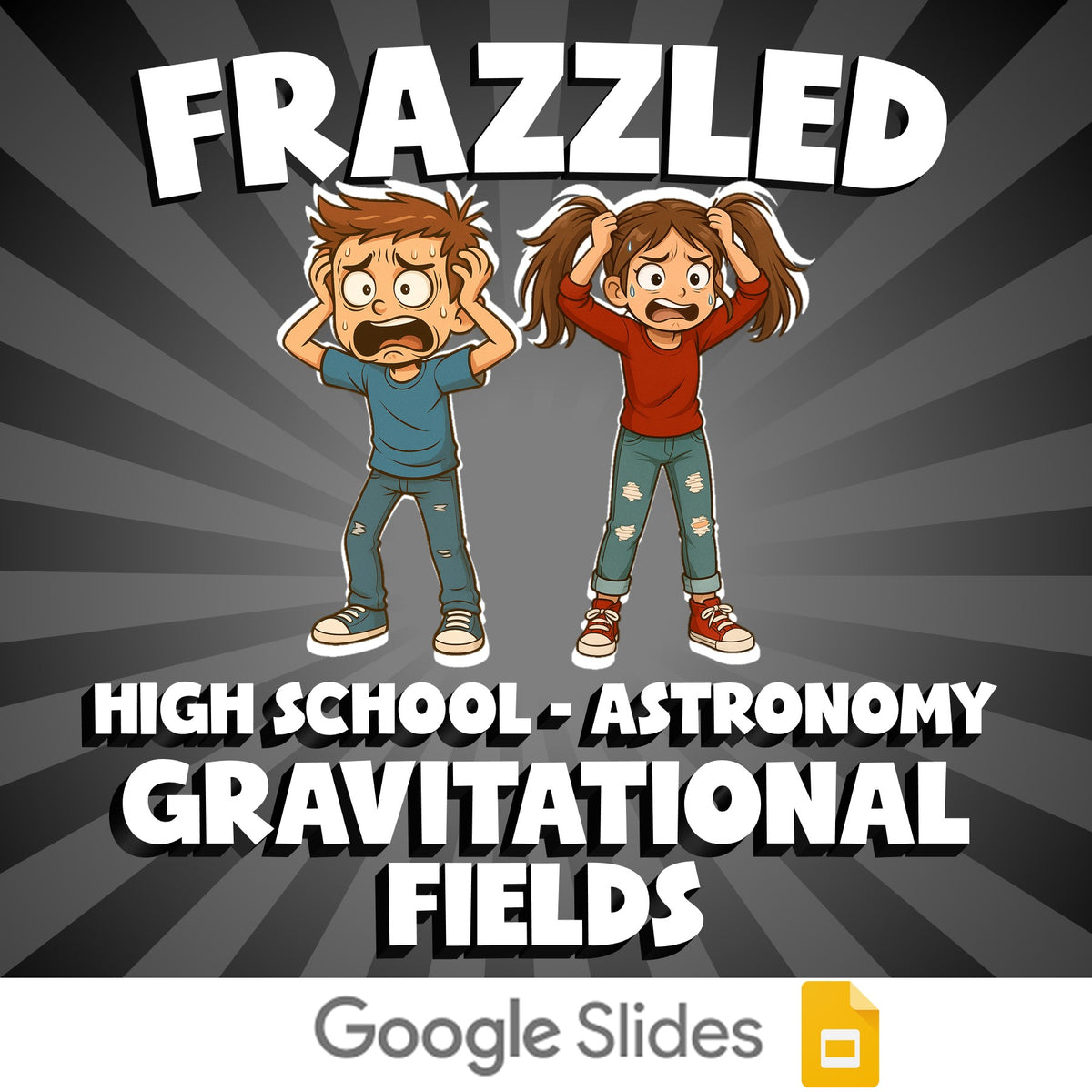 Gravitational Fields FRAZZLED Science Game - No Prep Astronomy Review Activity