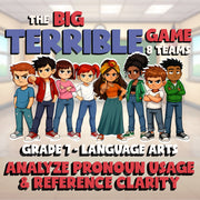 Analyze Pronoun Usage & Reference Clarity BIG TERRIBLE GAME - Grade 7 ELA Review