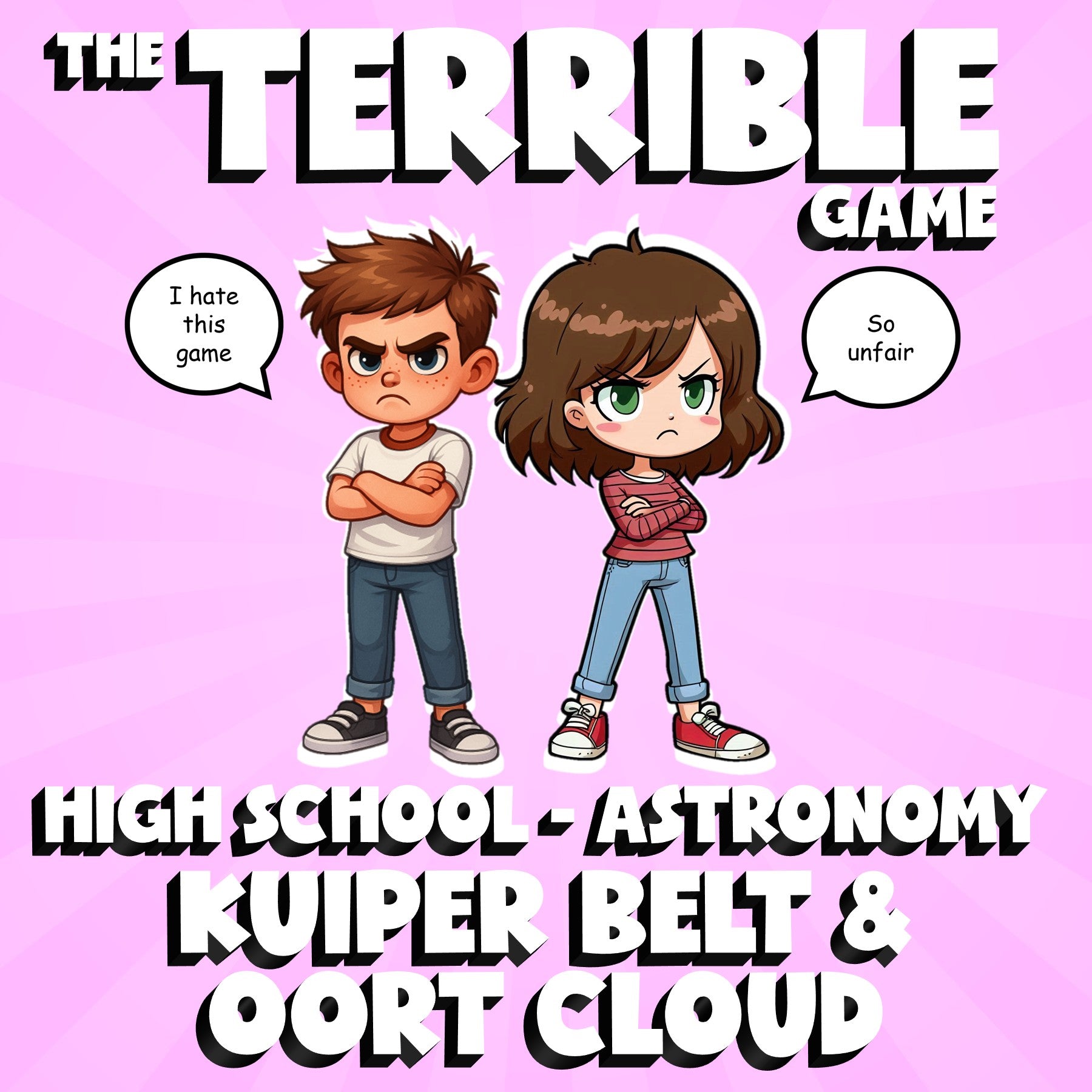Kuiper Belt & Oort Cloud THE TERRIBLE GAME - No Prep Astronomy Science Review