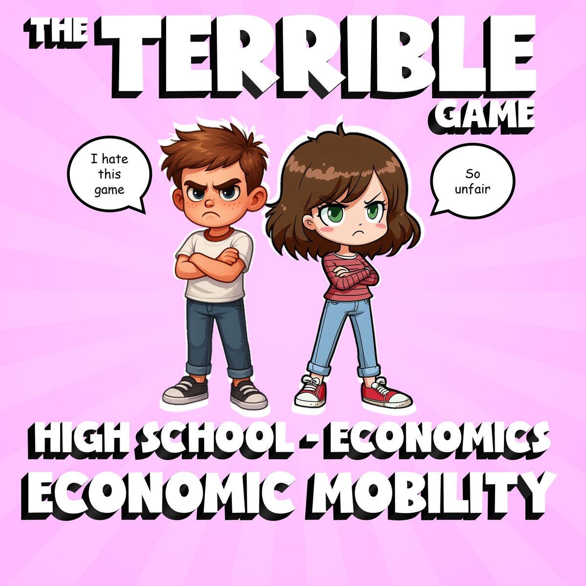 Economic Mobility THE TERRIBLE GAME - No Prep Economics Review Activity