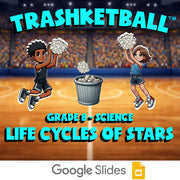 Life Cycles of Stars TRASHKETBALL Science Game - No Prep Grade 8 Review Activity