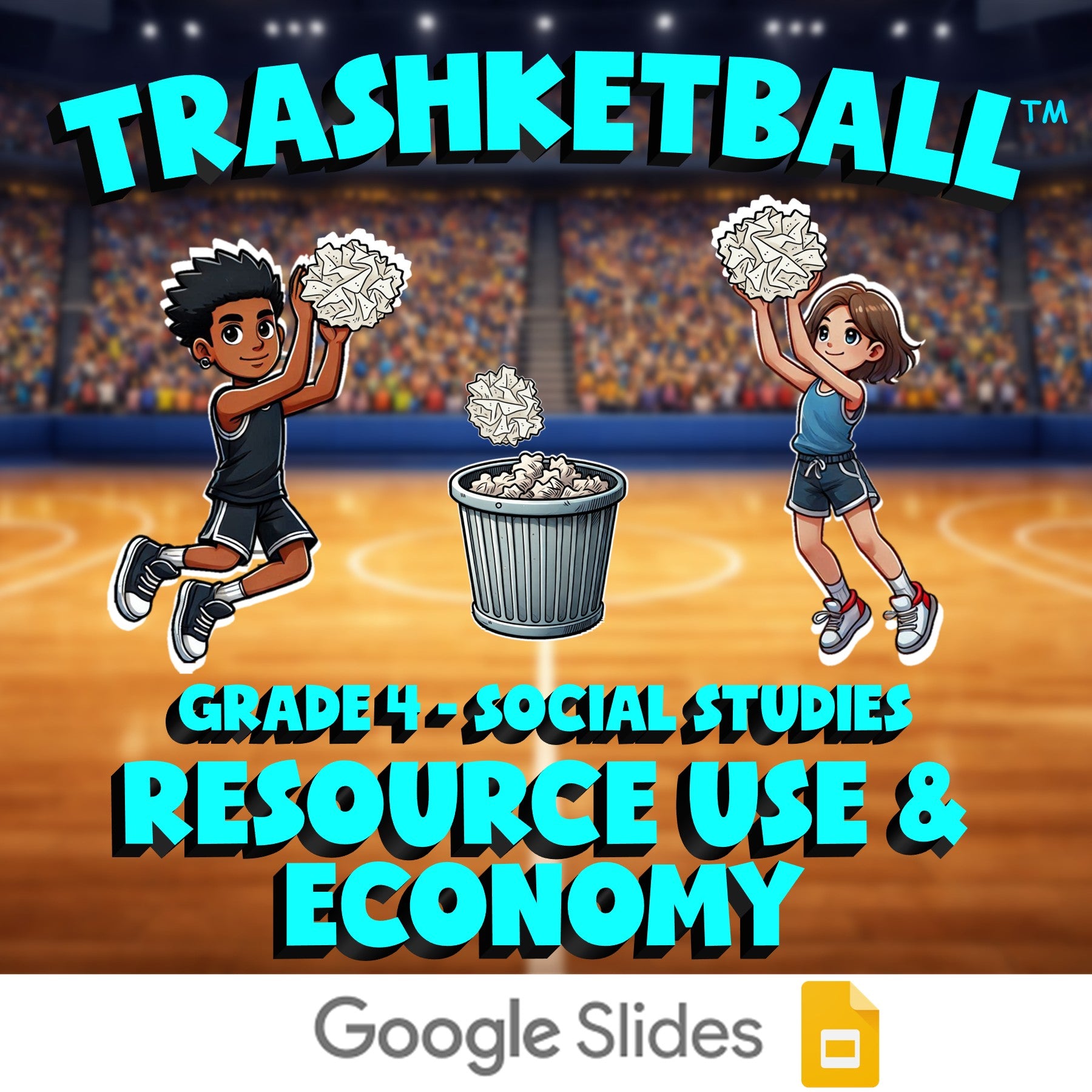 Resource Use & Economy TRASHKETBALL Socials Game - No Prep Grade 4 Review