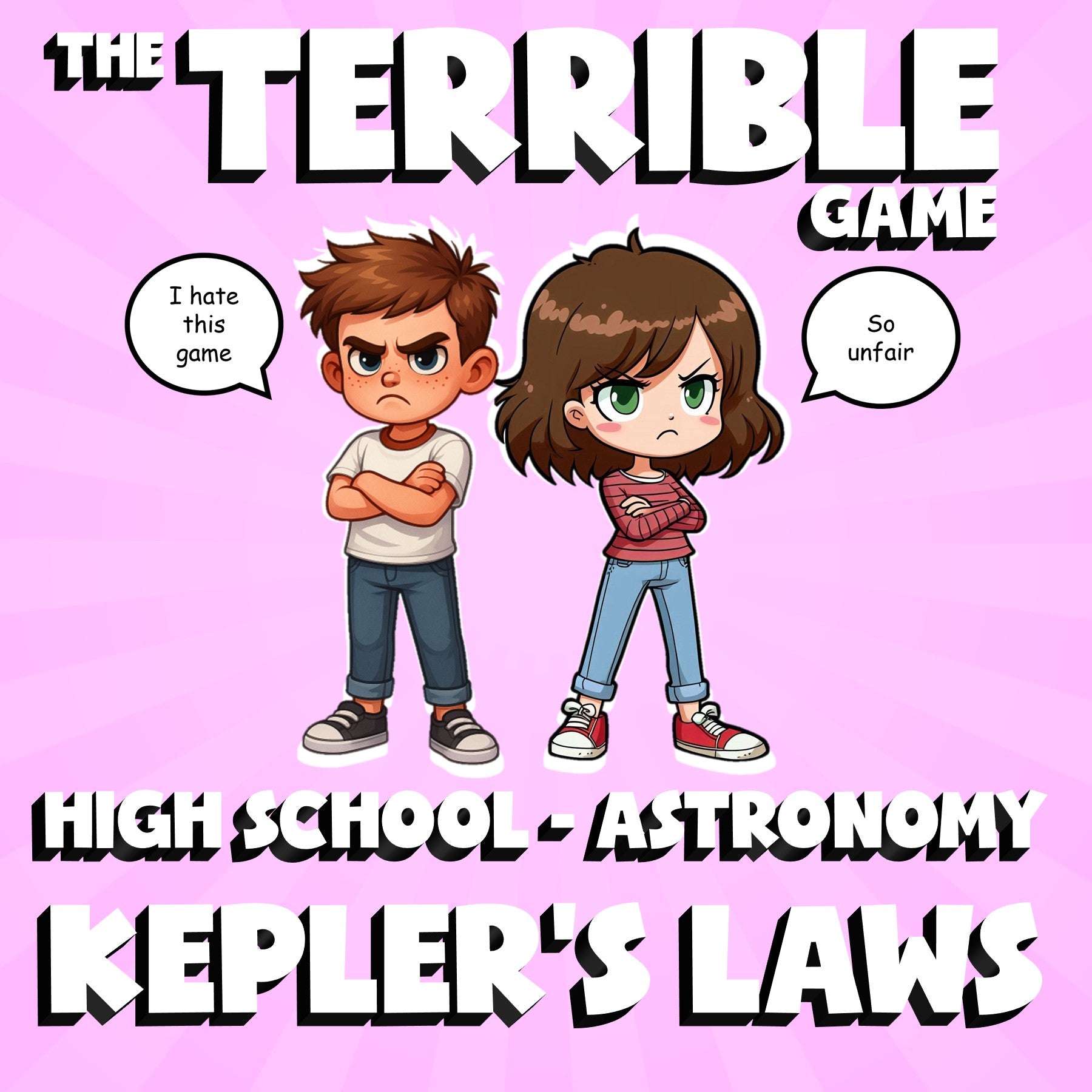 Kepler’s Laws THE TERRIBLE GAME - No Prep Astronomy Science Review Activity