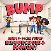 Resource Use & Economy BUMP Socials Game - No Prep Grade 4 Review Activity