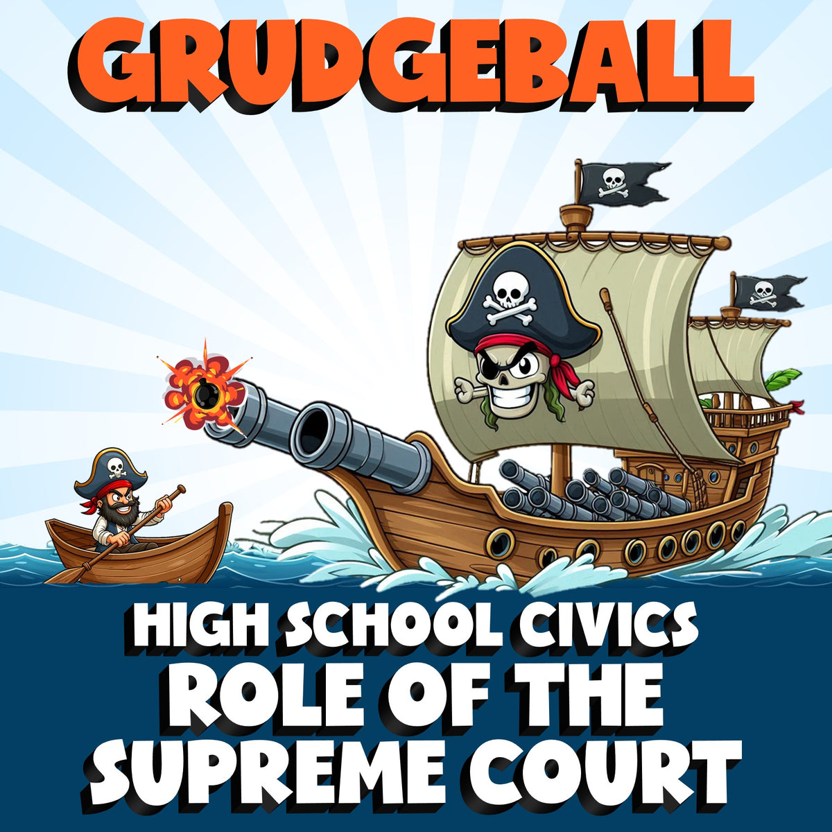 Role of the Supreme Court GRUDGEBALL Civics Game - No Prep Review Activity