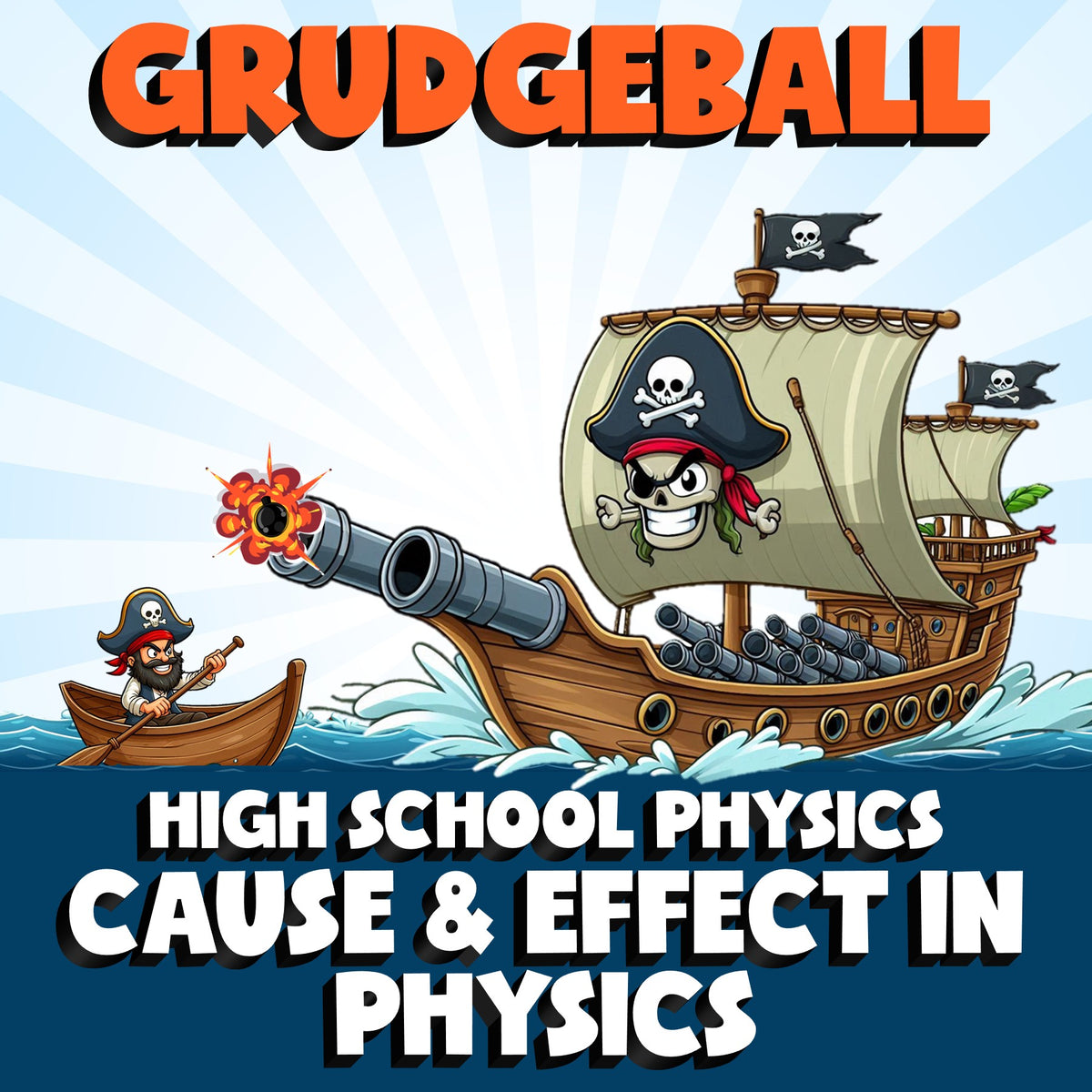 Cause & Effect in Physics GRUDGEBALL Science Game - No Prep Physics Review