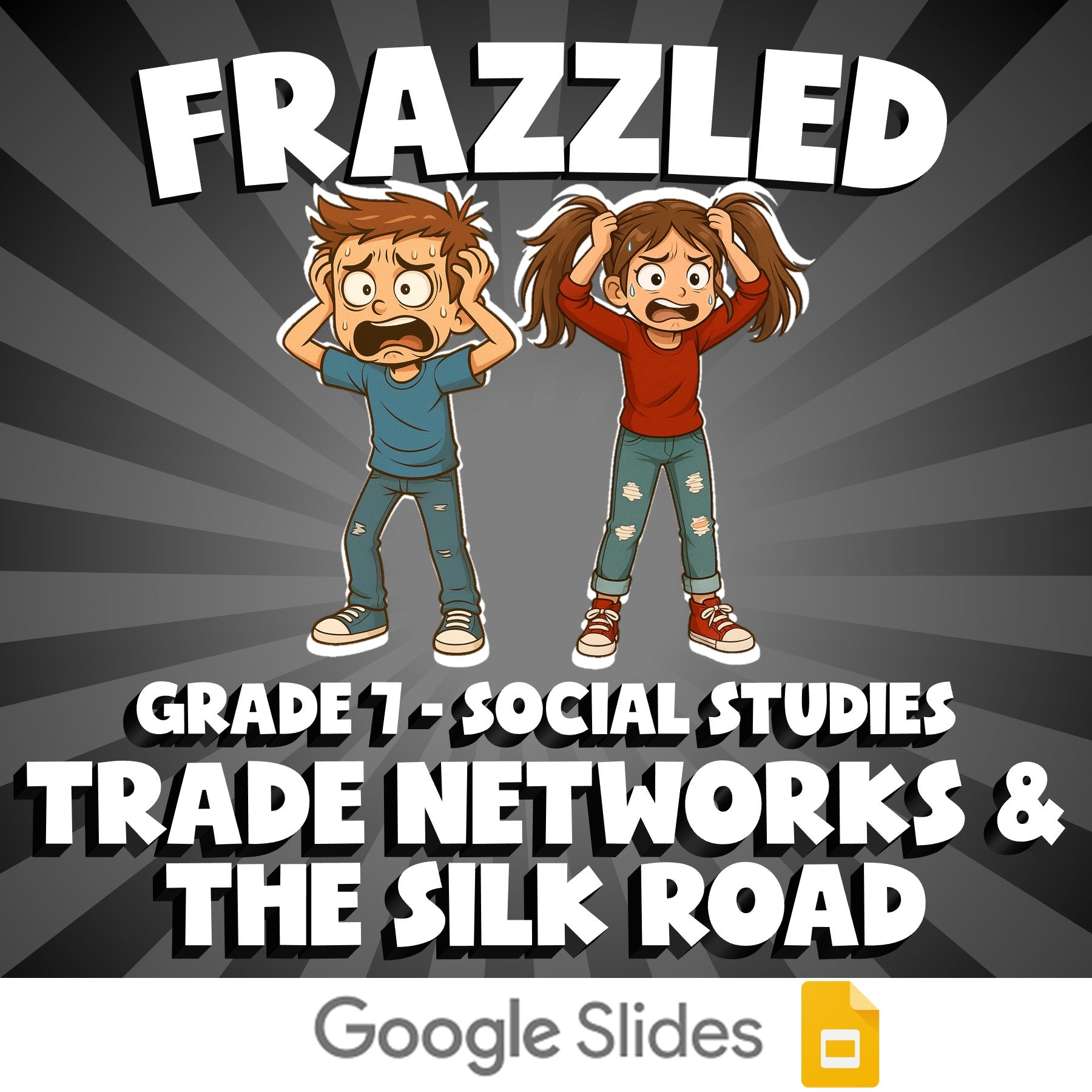 Trade Networks & the Silk Road FRAZZLED Socials Game - No Prep Grade 7 Review