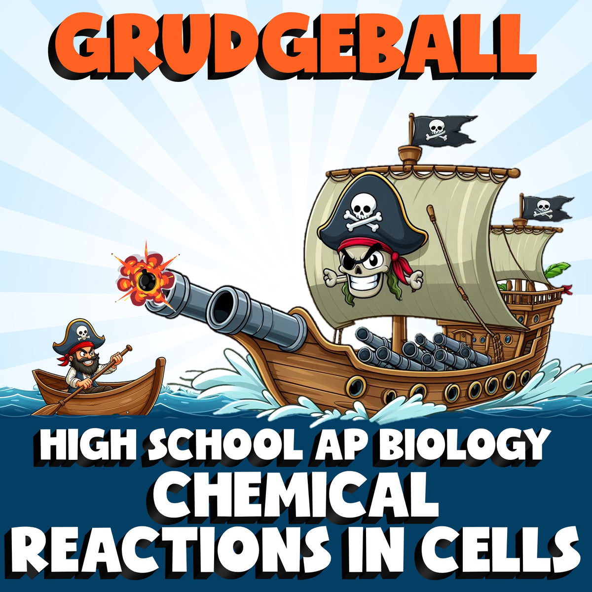 Chemical Reactions in Cells GRUDGEBALL Science Game - No Prep AP Biology Review