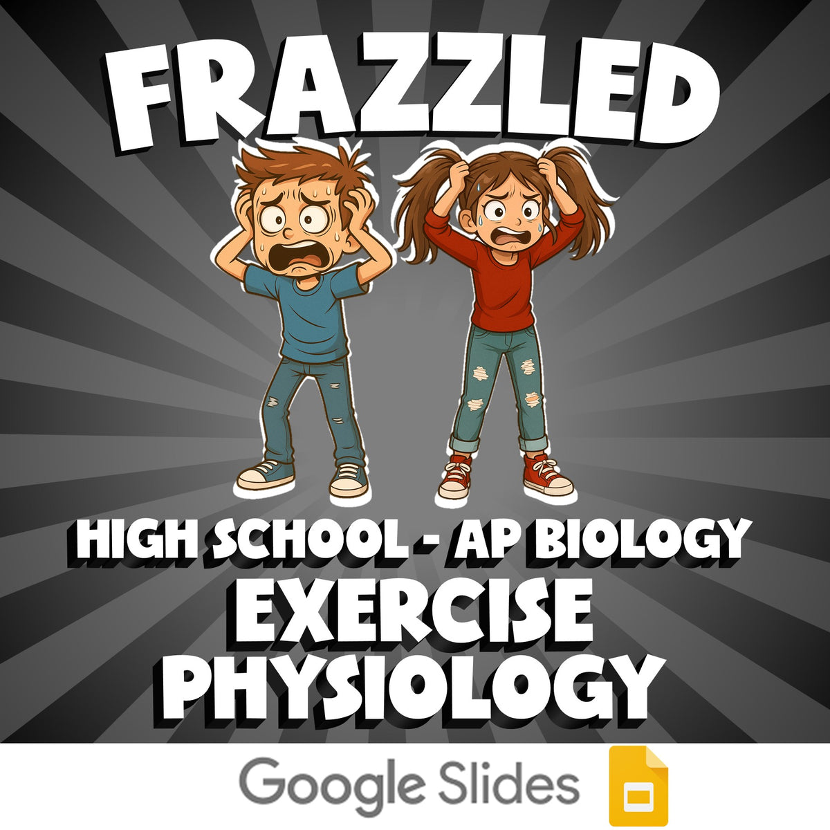 Exercise Physiology FRAZZLED Science Game - No Prep AP Biology Review Activity