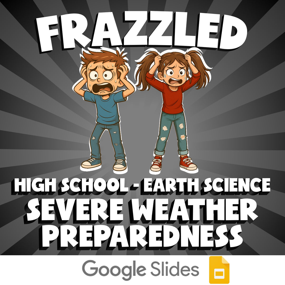 Severe Weather Preparedness FRAZZLED Game - No Prep Earth Science Review
