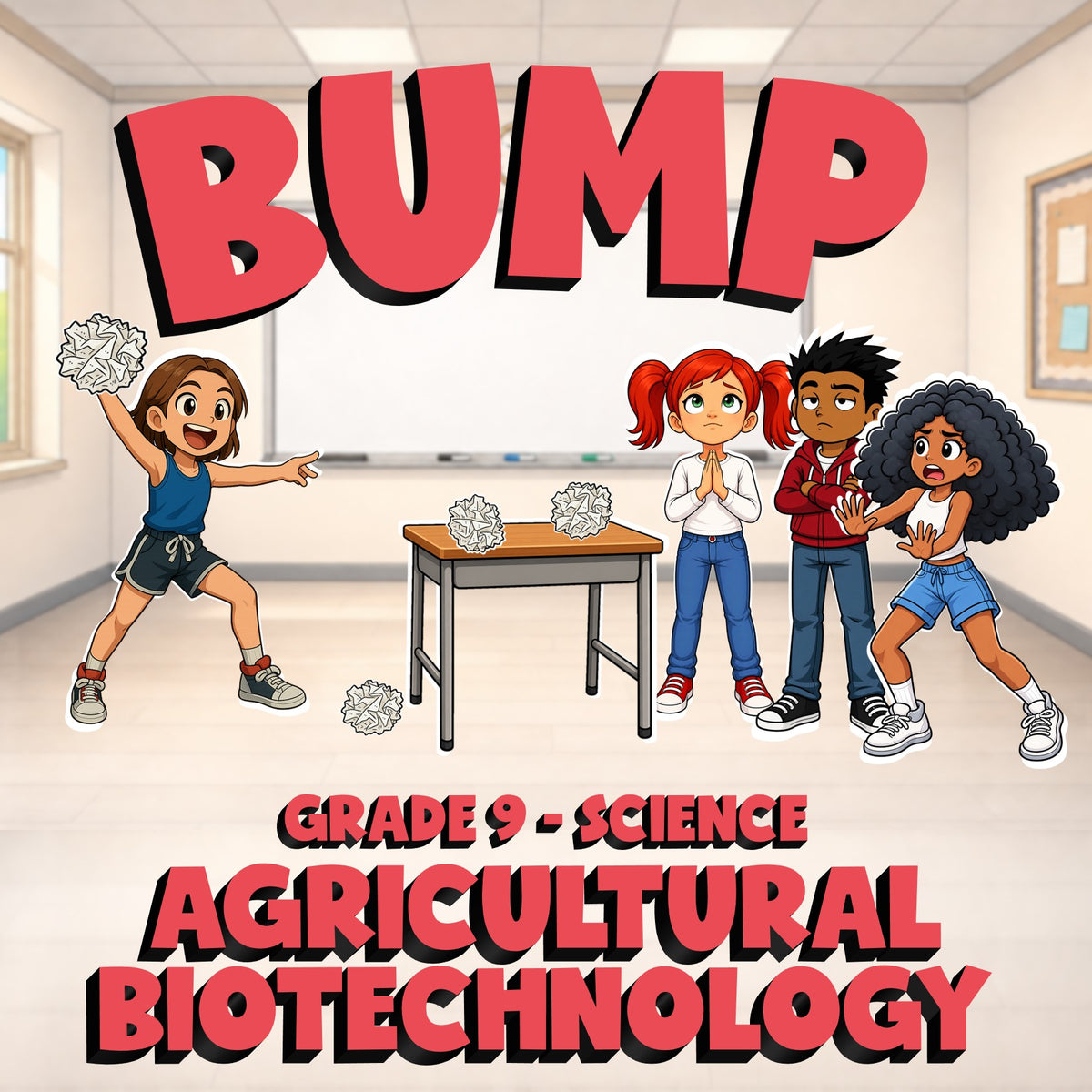 Agricultural Biotechnology BUMP Science Game - No Prep Grade 9 Review Activity