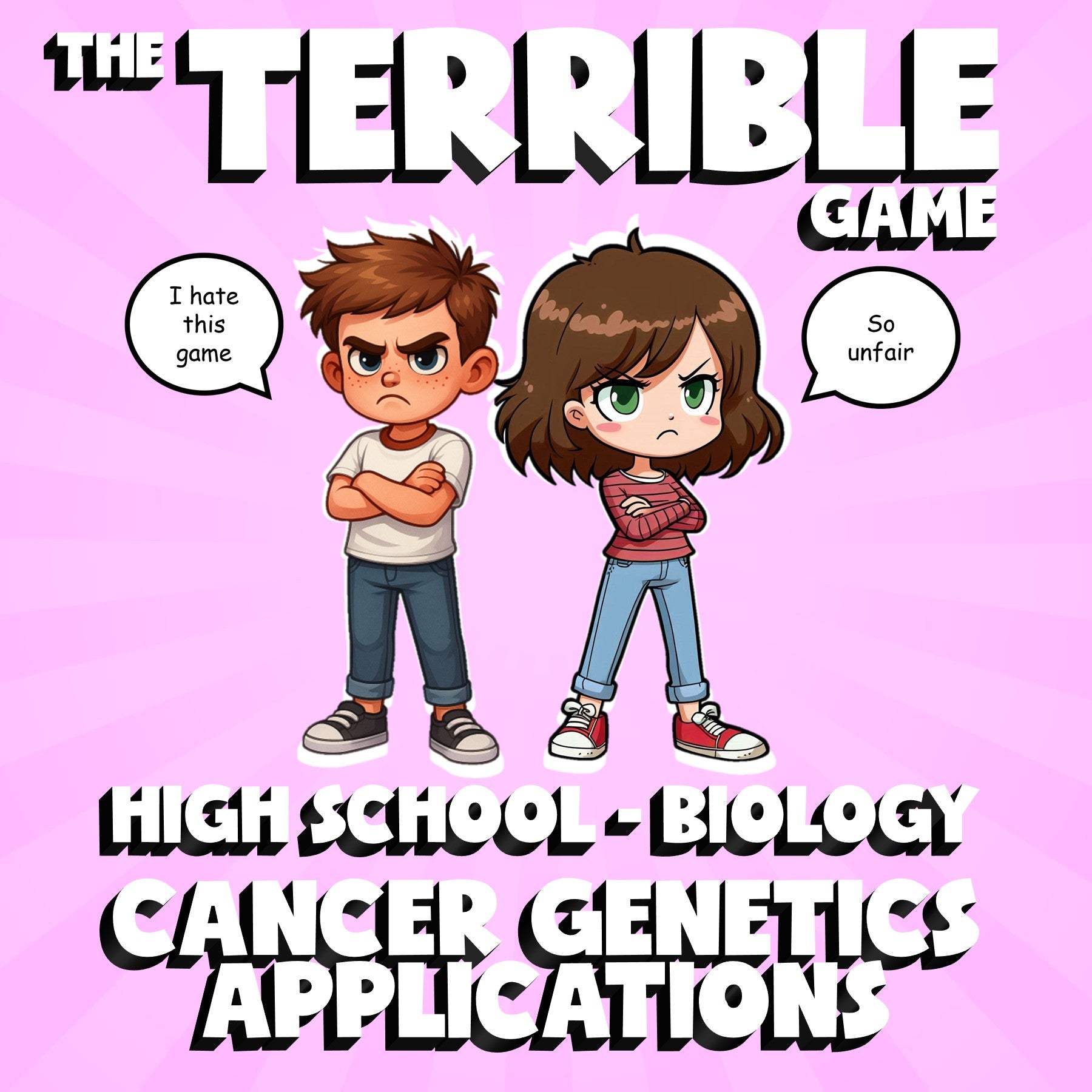 Cancer Genetics Applications THE TERRIBLE GAME - No Prep Biology Science Review