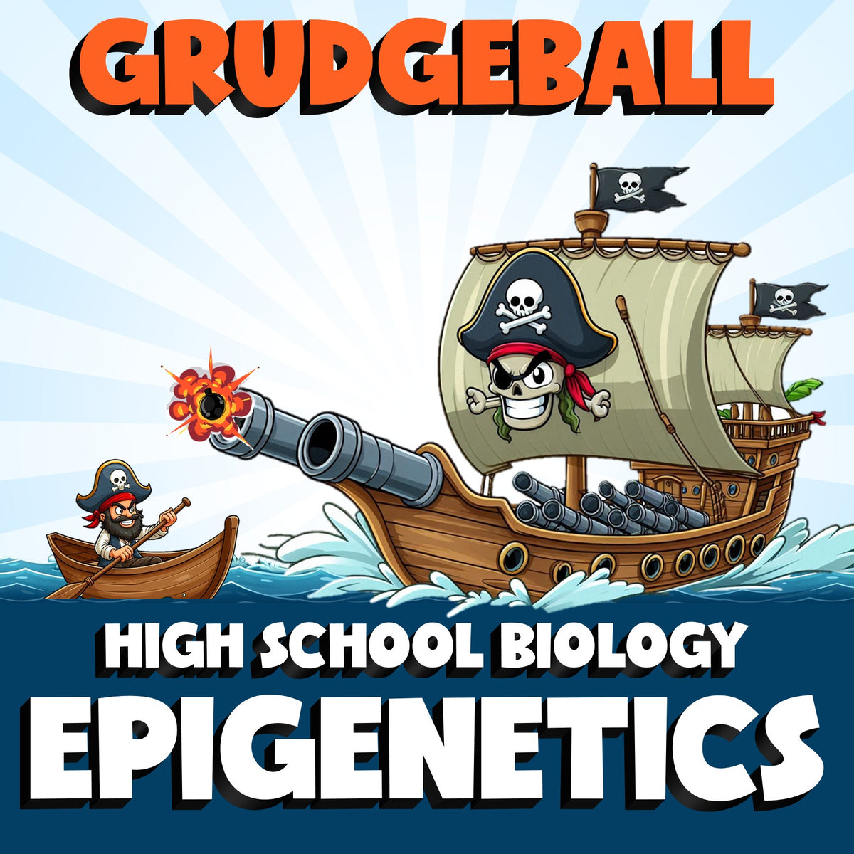 Epigenetics GRUDGEBALL Science Game - No Prep Biology Review Activity