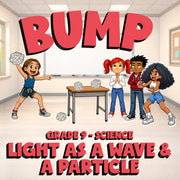 Light as a Wave & a Particle BUMP Science Game - No Prep Grade 9 Review Activity