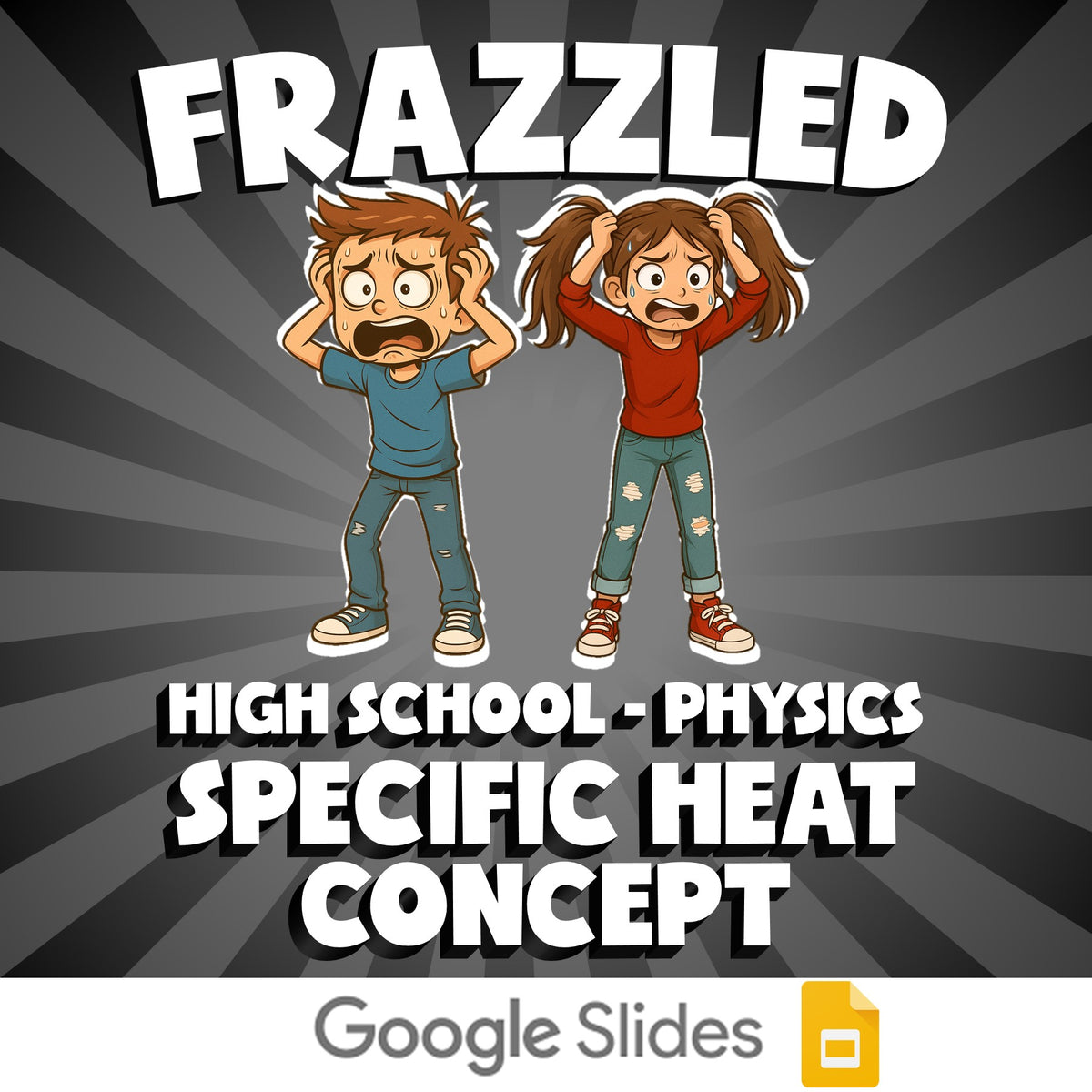 Specific Heat Concept FRAZZLED Science Game - No Prep Physics Review Activity