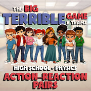 Action–Reaction Pairs BIG TERRIBLE GAME - No Prep Physics Science Review