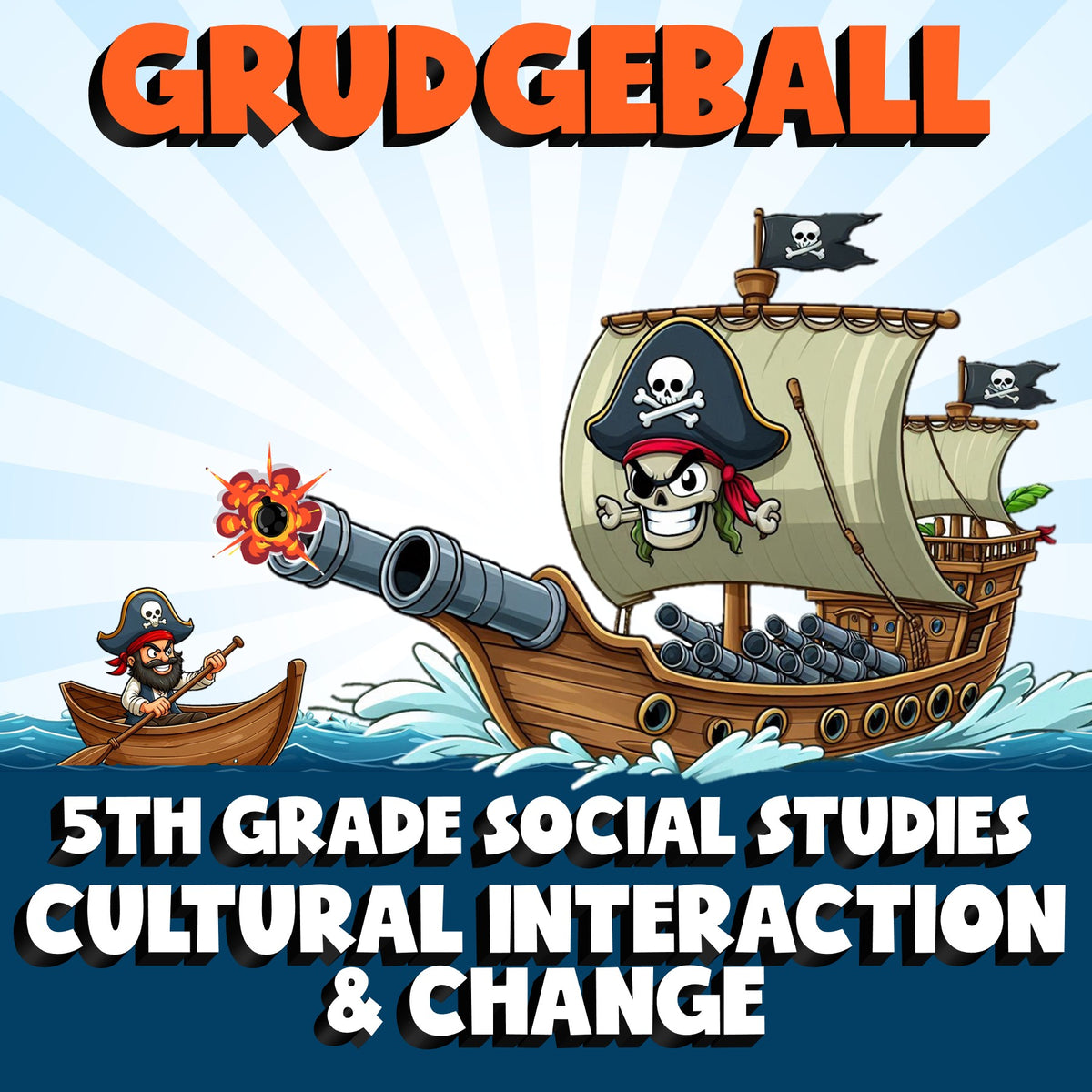 Cultural Interaction & Change GRUDGEBALL Socials Game - No Prep Grade 5 Review