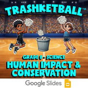 Human Impact & Conservation TRASHKETBALL Science Game - No Prep Grade 8 Review