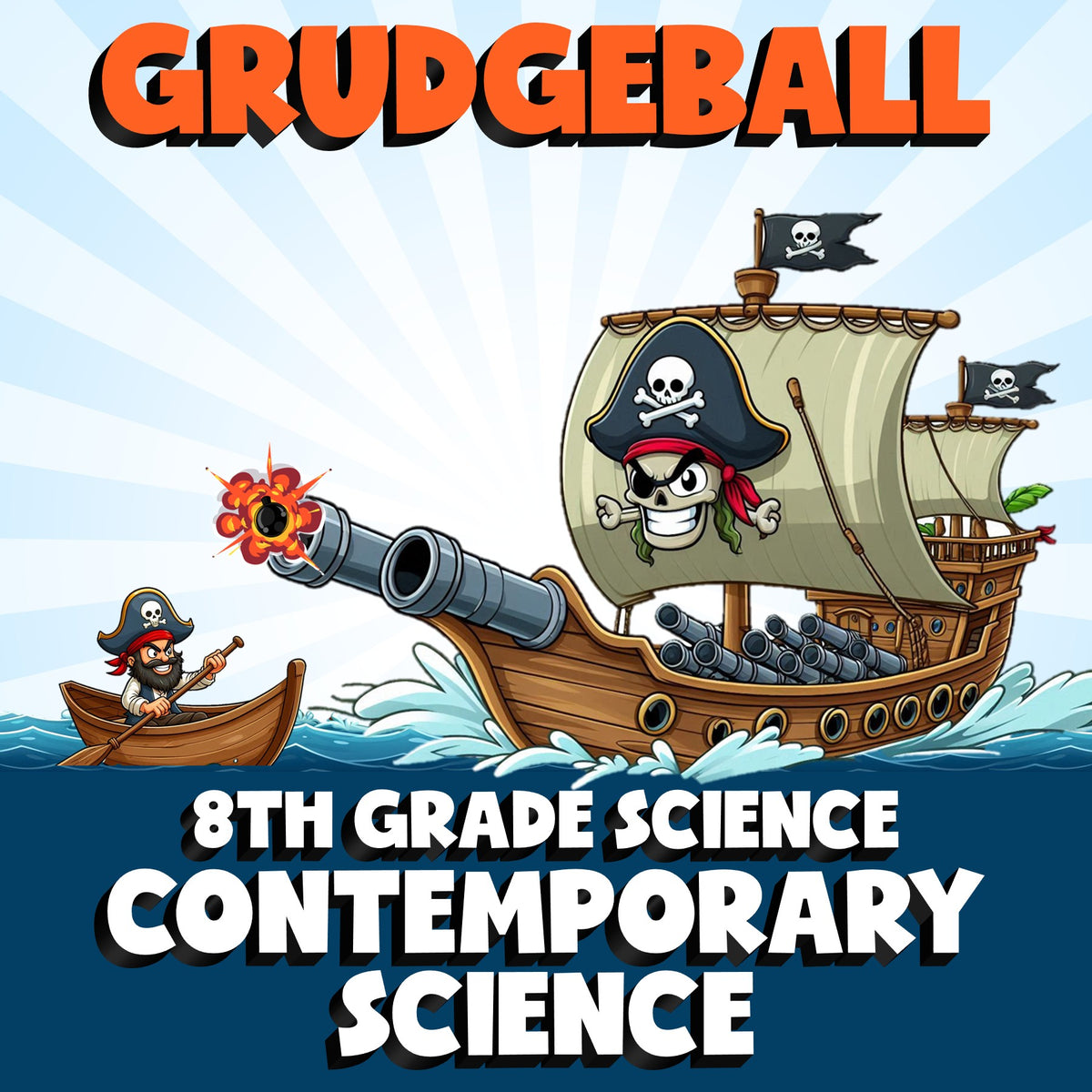 Contemporary Science GRUDGEBALL Science Game - No Prep Grade 8 Review Activity