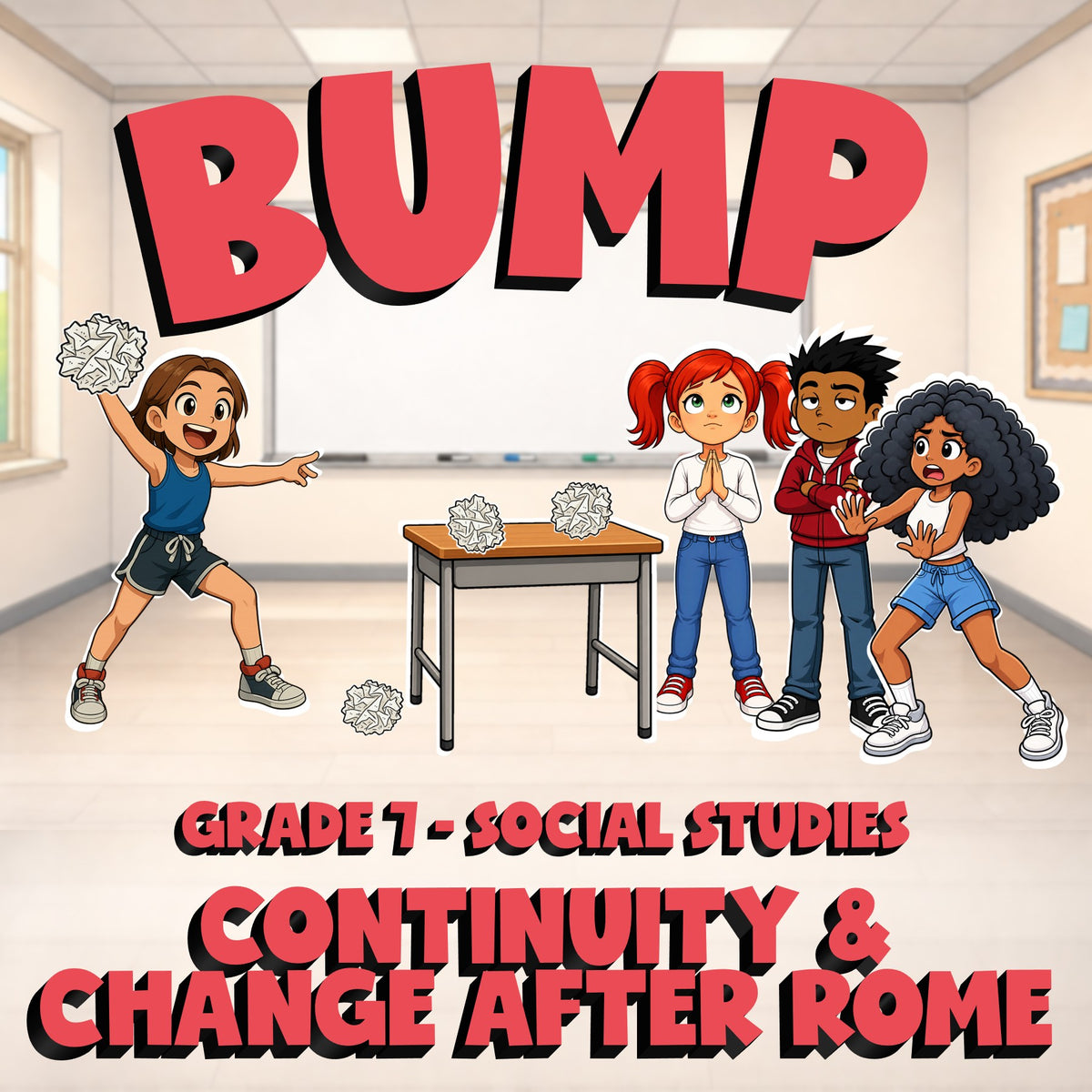 Continuity & Change After Rome BUMP Socials Game - No Prep Grade 7 Review
