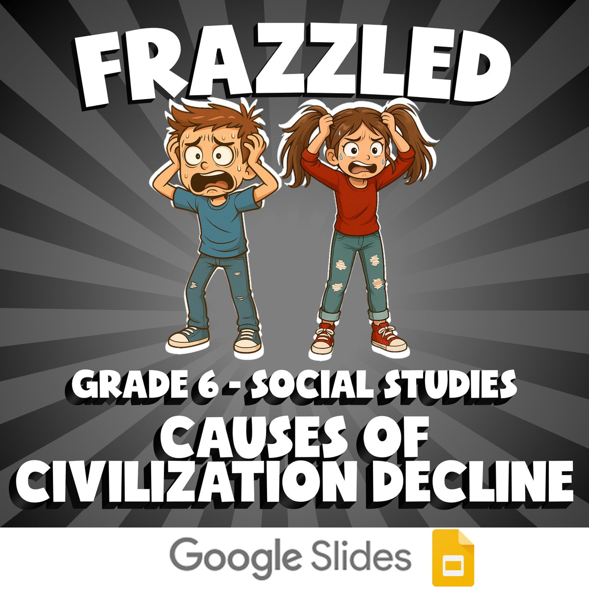 Causes of Civilization Decline FRAZZLED Socials Game - No Prep Grade 6 Review