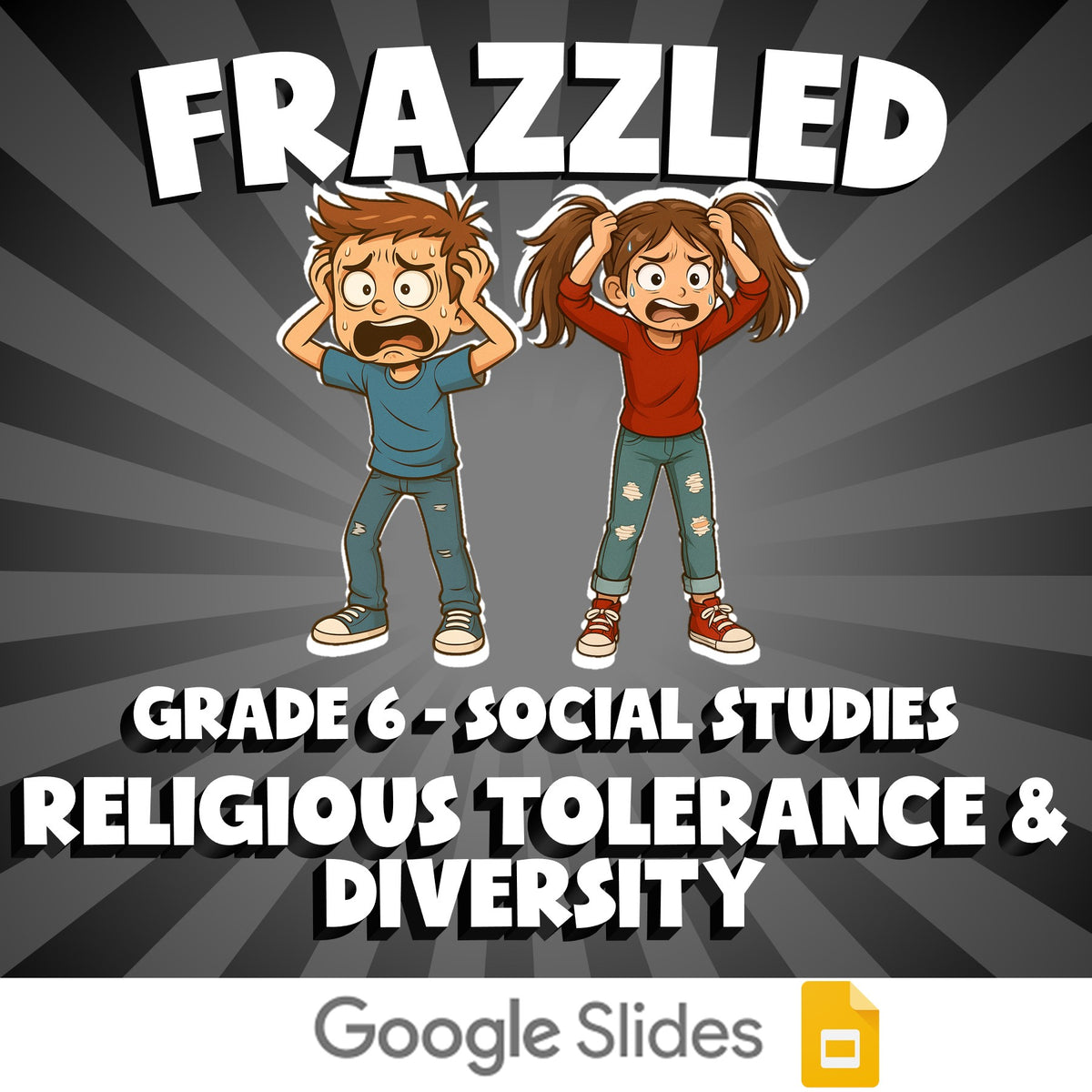 Religious Tolerance & Diversity FRAZZLED Socials Game - No Prep Grade 6 Review
