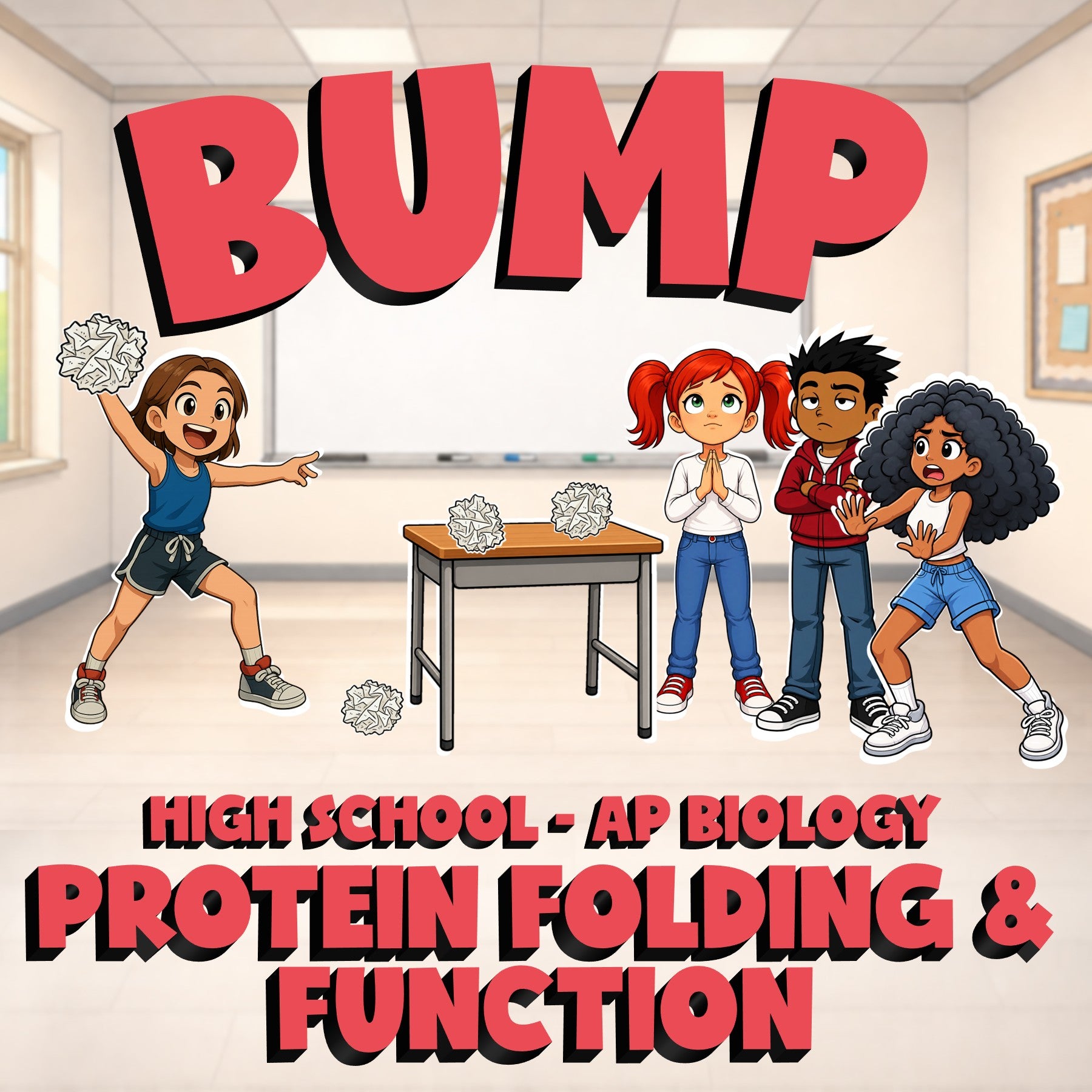 Protein Folding & Function BUMP Science Game - No Prep AP Biology Review