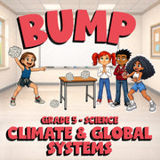 Climate & Global Systems BUMP Science Game - No Prep Grade 5 Review Activity
