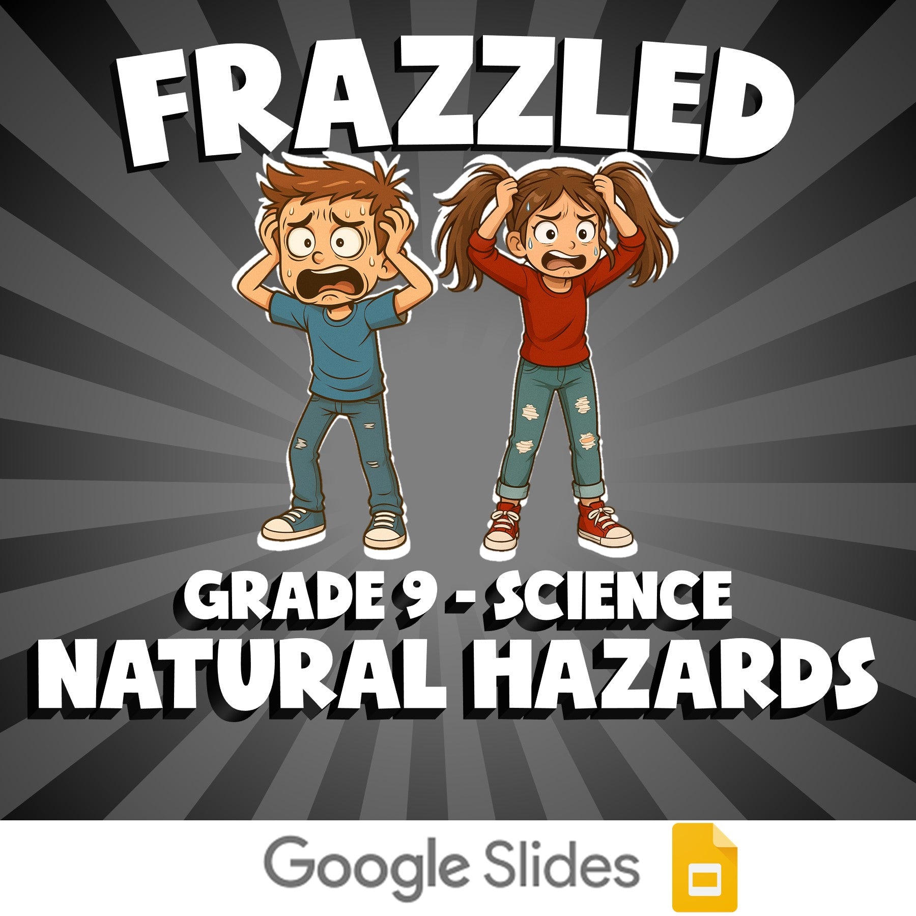 Natural Hazards FRAZZLED Science Game - No Prep Grade 9 Review Activity