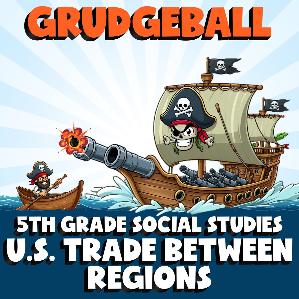 U.S. Trade Between Regions GRUDGEBALL Socials Game - No Prep Grade 5 Review