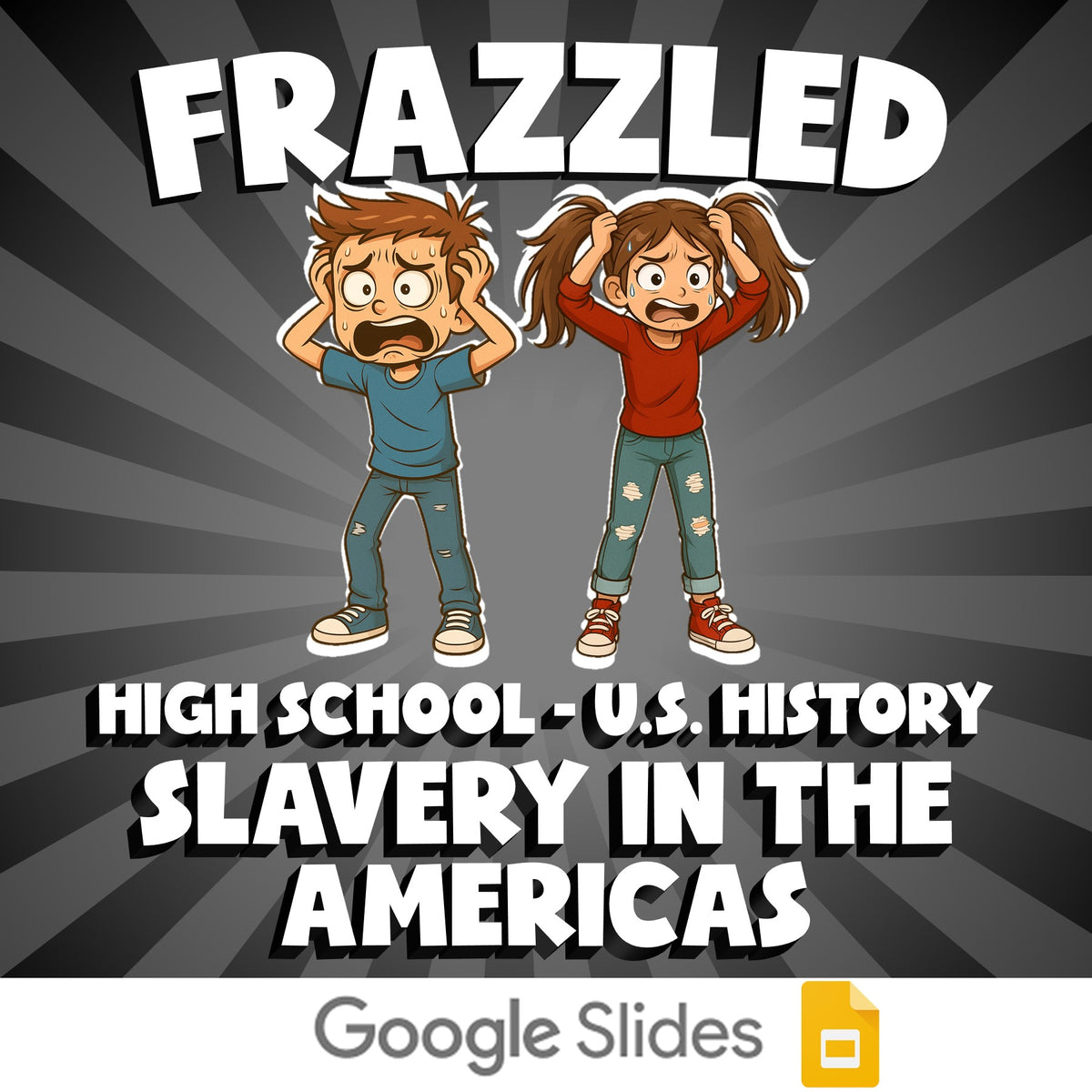 Slavery in the Americas FRAZZLED U.S. History Game - No Prep Review Activity