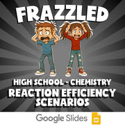 Reaction Efficiency Scenarios FRAZZLED Science Game - No Prep Chemistry Review