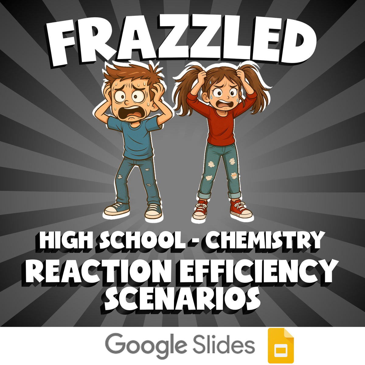 Reaction Efficiency Scenarios FRAZZLED Science Game - No Prep Chemistry Review