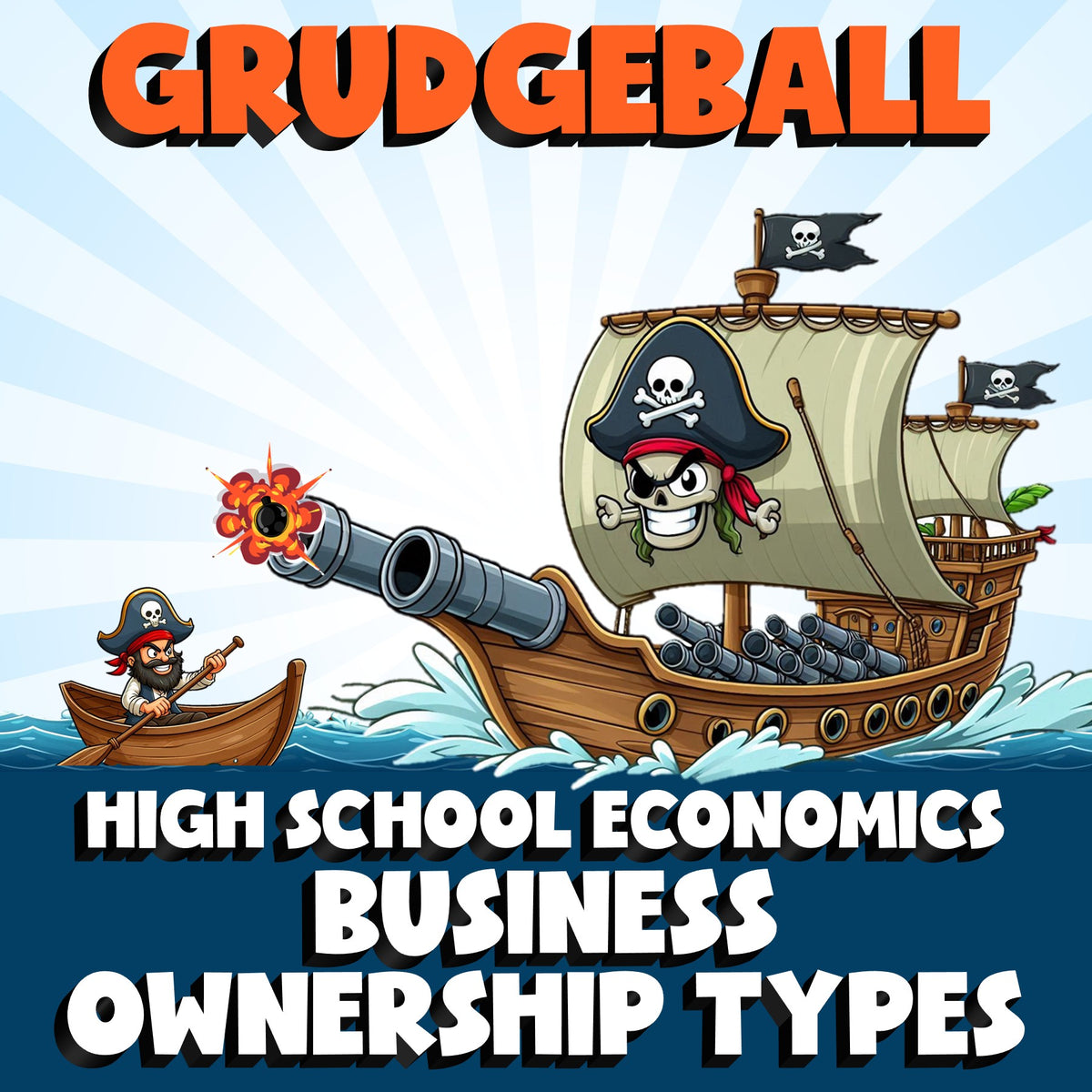 Business Ownership Types GRUDGEBALL Economics Game - No Prep Review Activity