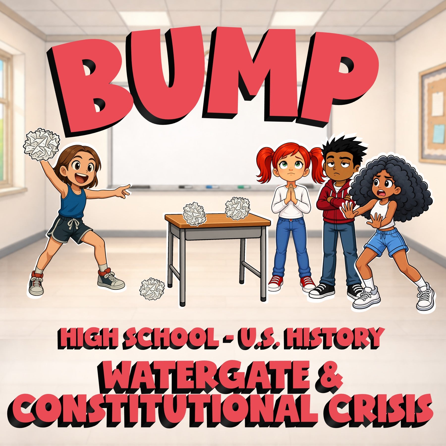 Watergate & Constitutional Crisis BUMP U.S. History Game - No Prep Review