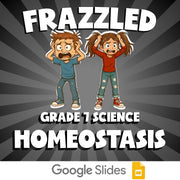 Homeostasis FRAZZLED Science Game - No Prep Grade 7 Review Activity