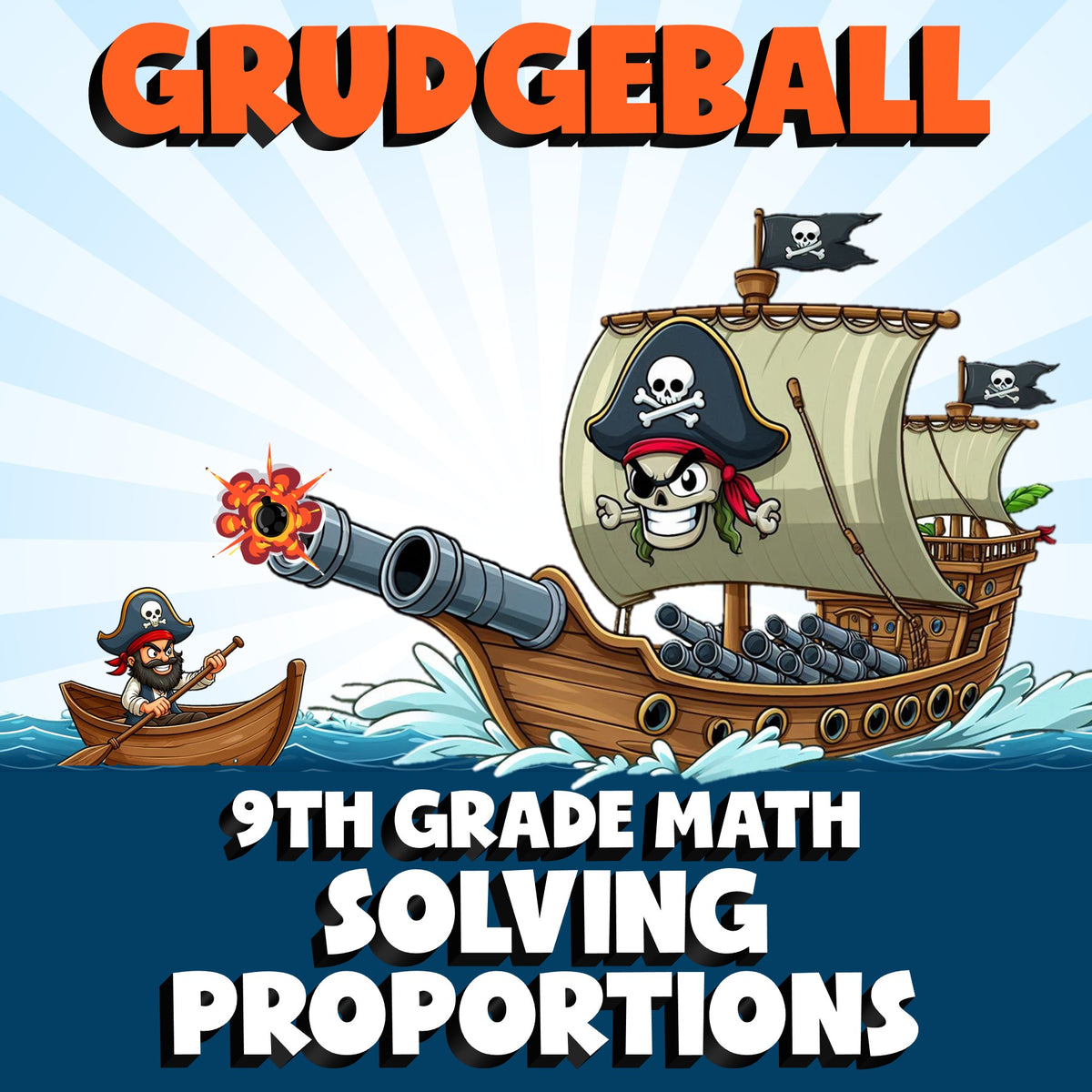Solving Proportions GRUDGEBALL Math Game - No Prep Grade 9 Review Activity