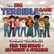 Find the Error - Alphabet & Spelling BIG TERRIBLE GAME - Spanish Exercise