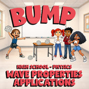 Wave Properties Applications BUMP Science Game - No Prep Physics Review Activity